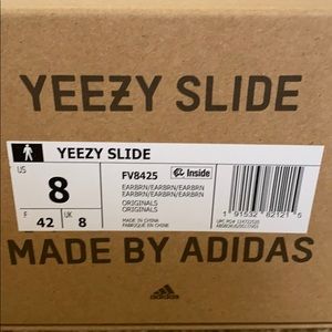 NIB Yeezy Slide Earth Brown